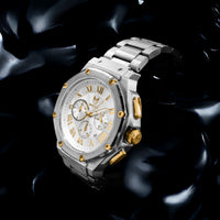 Thumbnail for AM1045SS - AMBASSADOR SILVER & GOLD WATCH