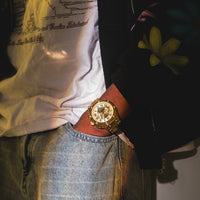 Thumbnail for AM186SS - AMBASSADOR POLISH 18K PLATED / GOLD / SS BAND