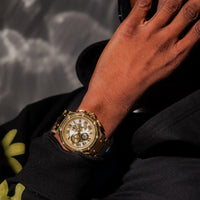 Thumbnail for AM186SS - AMBASSADOR POLISH 18K PLATED / GOLD / SS BAND