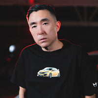 Thumbnail for HPJ YELLOW TYPE R TEE - BLACK